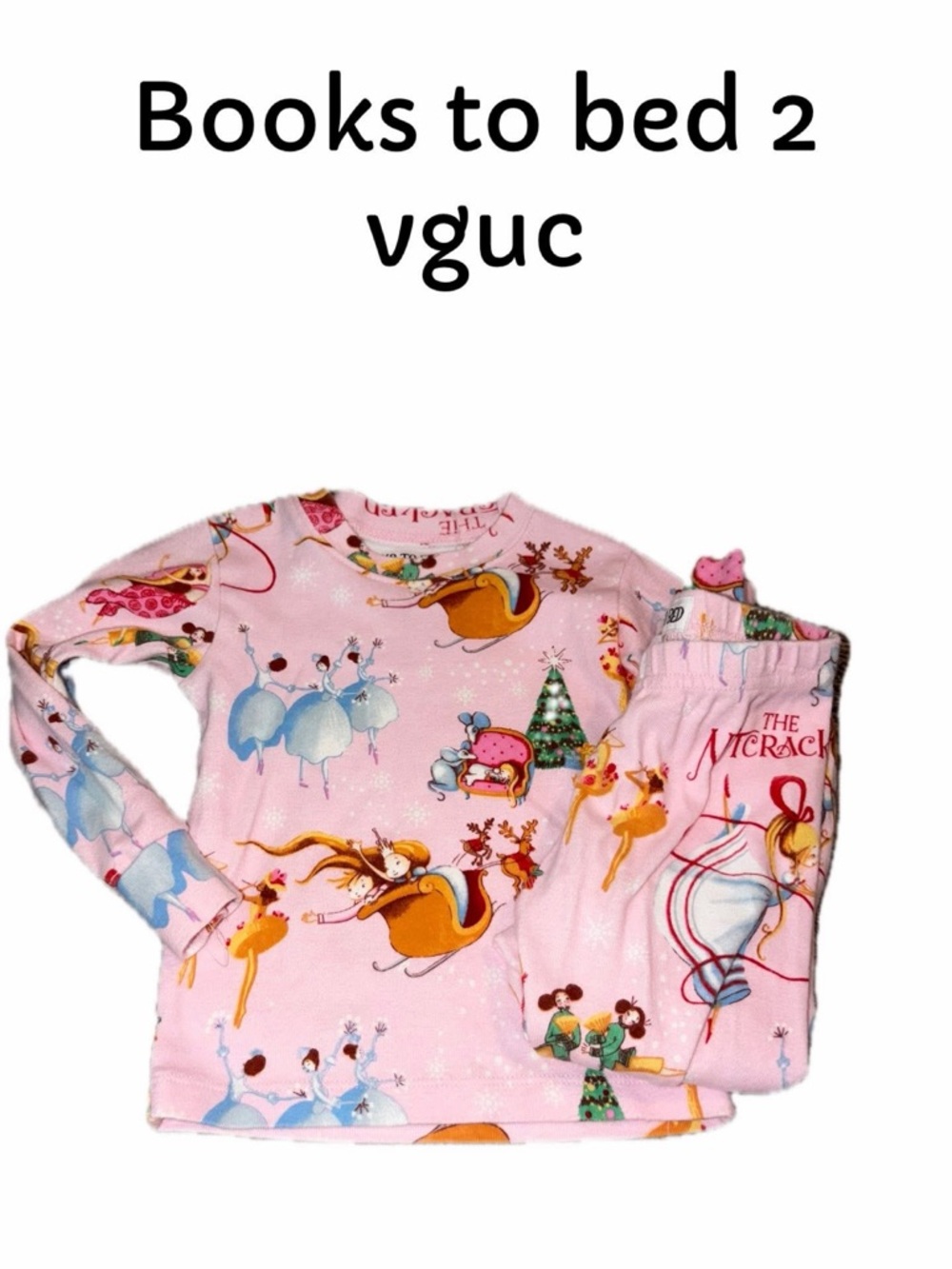 Books to bed 2t nutcracker girls pajamas